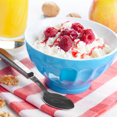 Breakfast with fruits