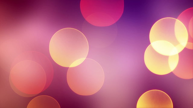 big bokeh lights loopable background