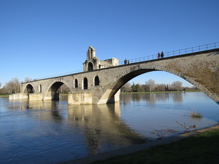 Fototapeta na wymiar Avignon, Pont Saint Bénézet
