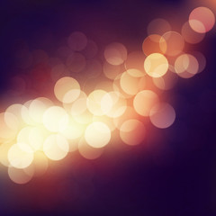 Bokeh light vintage background, Vector eps10