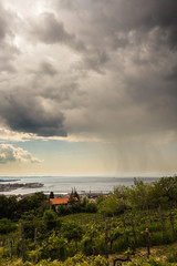 Fototapeta premium rain is coming