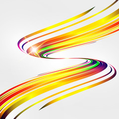 Abstract background with bent lines.