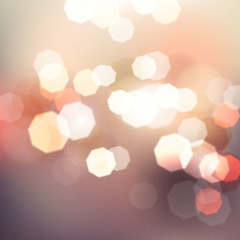 Celebrate bokeh light Vintage background, Vector illustration