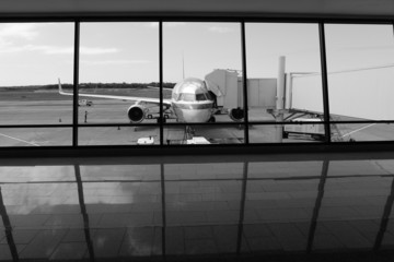Black and White Airport