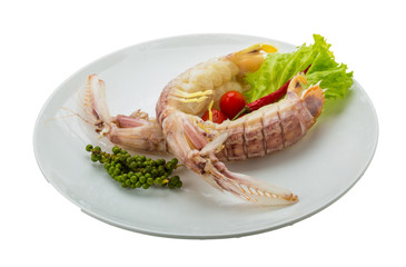 Boiled Spiny lobster