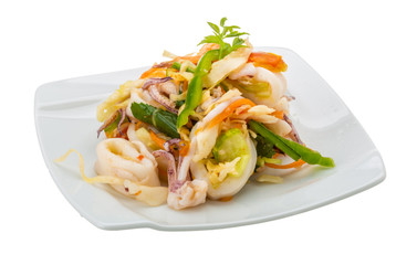 Asian seafood salad