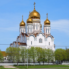 Fototapeta na wymiar Transfiguration Cathedral in Togliatti, Russia