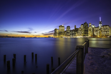 Fototapeta premium Manhattan Sunset