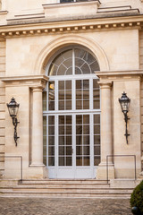 Exterior of a historical townhouse in Paris