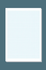 Blank blue graph paper
