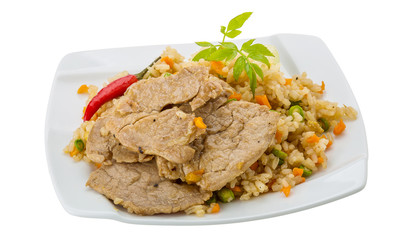 Fried rice with pork