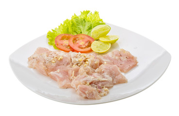 Swordfish carpaccio