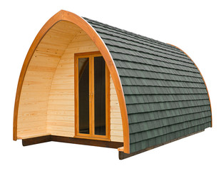 Log cabin isolated