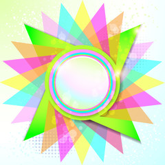 Colorful Rounded Empty Background