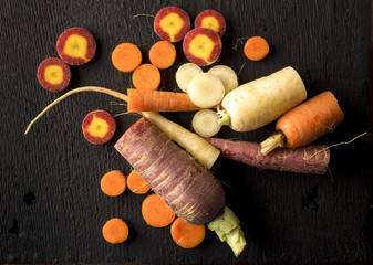 Organic Heirloom Carrot Arrangement