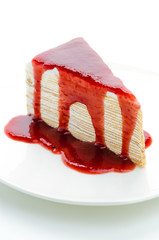 Strawberry Crepe cake