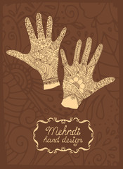 Mehndi Hand design