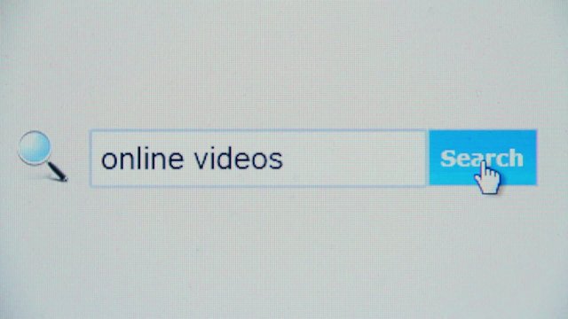 Online videos - browser search query, Internet web page