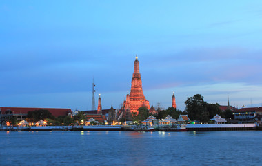 The Temple of Dawn, Wat Arun, on the Chao Phraya river