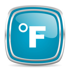 fahrenheit blue glossy icon