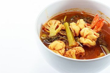 Thailand Food shrimp