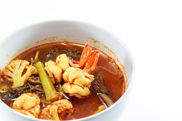 Thailand Food shrimp