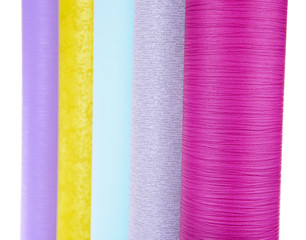 Wallpapers isolated on white