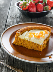 Sweat delicious carrot cake