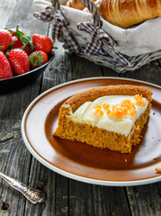 Sweat delicious carrot cake