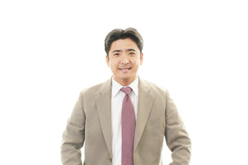 笑顔のビジネスマン