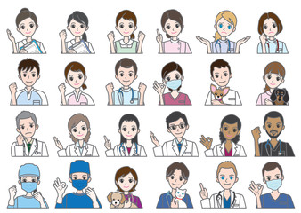 医者 /  獣医師 / 看護師