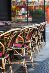 Cafe tables and chairs