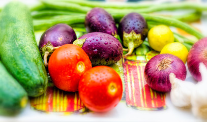 Vegetables background
