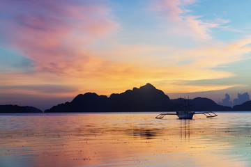 Sunset in El Nido, Palawan - Philippines