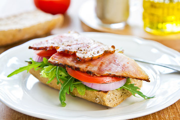 Grilled Ham sandwich