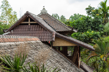 Obraz premium Architectural background of a house roof