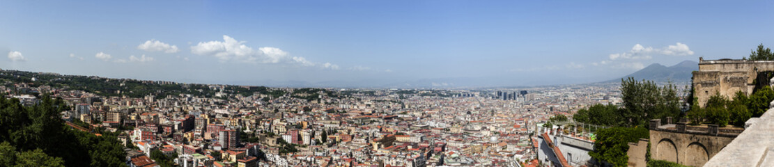 Fototapeta na wymiar Belvedere di Napoli S. Martino