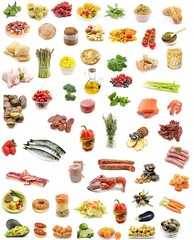 Collage de alimentos