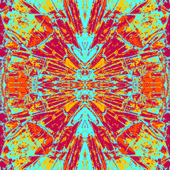 Bright abstract background with kaleidoscopic pattern