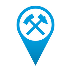 Icono localizacion simbolo mineria