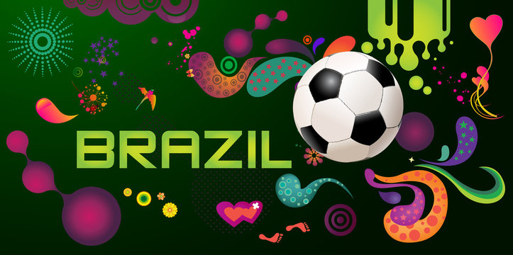 Brasilien-design Soccer