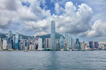 Fototapeta na wymiar Famous Hong Kong skyline