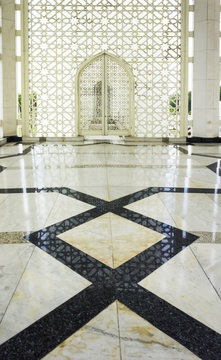 Access door to mosque tower