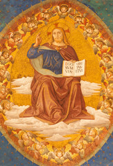 Naklejka premium Rome Christ the Pantokrator Santa Croce in Gerusalemme church