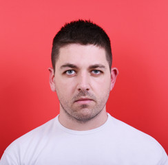 Obraz premium Portrait of young attractive man