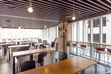 Foto op geborsteld aluminium Restaurant interieur van modern restaurant