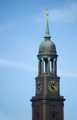 Fototapeta na wymiar St. Michaelis (Michel) - Hamburg