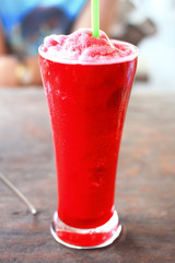 Iced beetroot mixed lemon juice