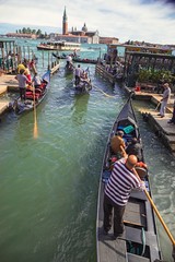 Fototapeta na wymiar Gondole a Venezia