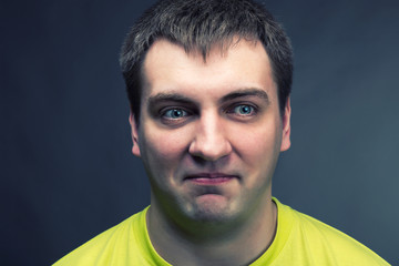 Obraz premium Surprised man